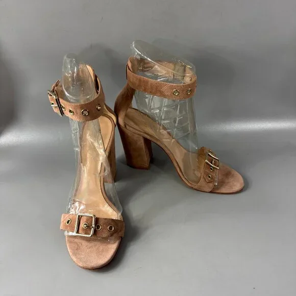 Gianvito Rossi Suede Sandals, Size 41.5